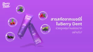 สารสกัดจากเบอร์รี่ในยาสีฟัน Berry Dent ช่วยดูแลสุขภาพช่องปากอย่างไร